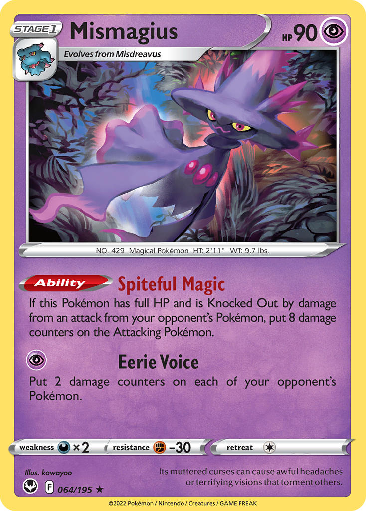 Mismagius | Silver Tempest 064/195