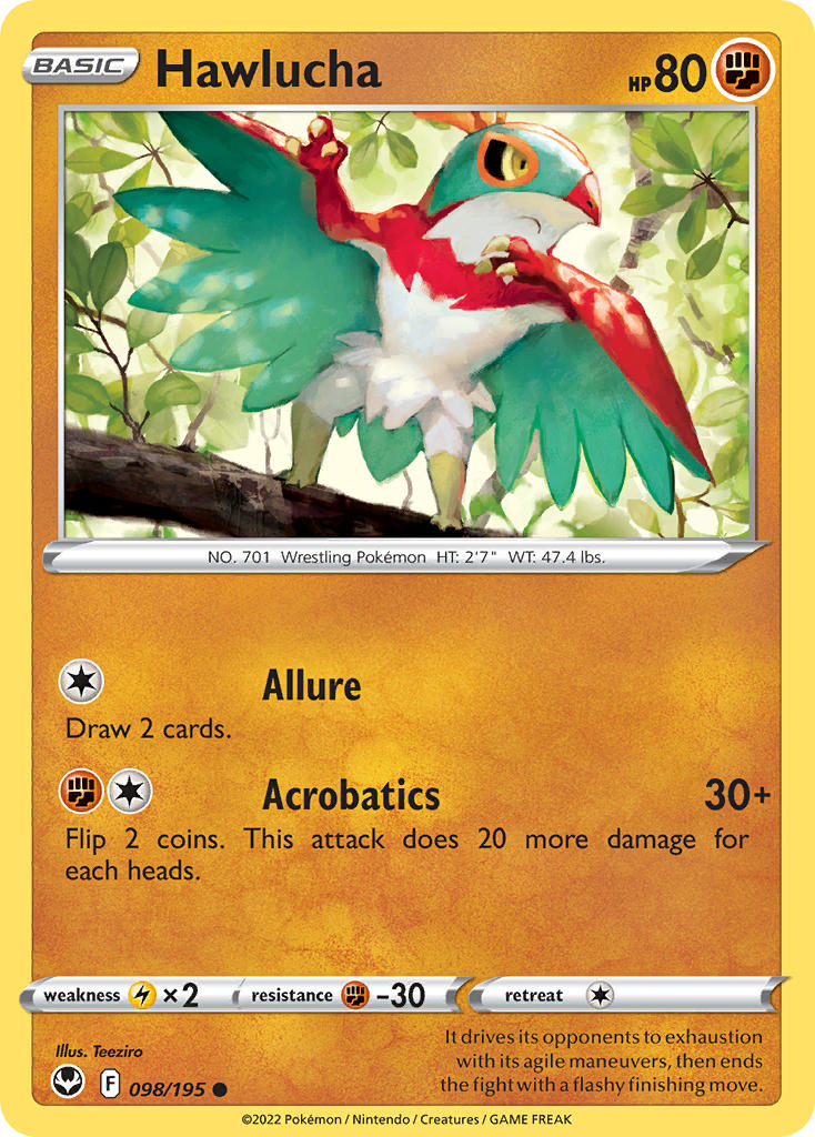 Hawlucha | Silver Tempest 098/195