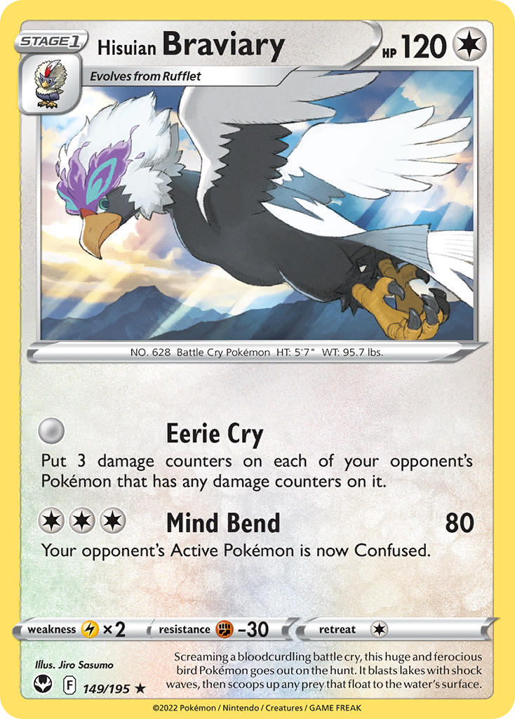 Hisuian Braviary | Silver Tempest 149/195