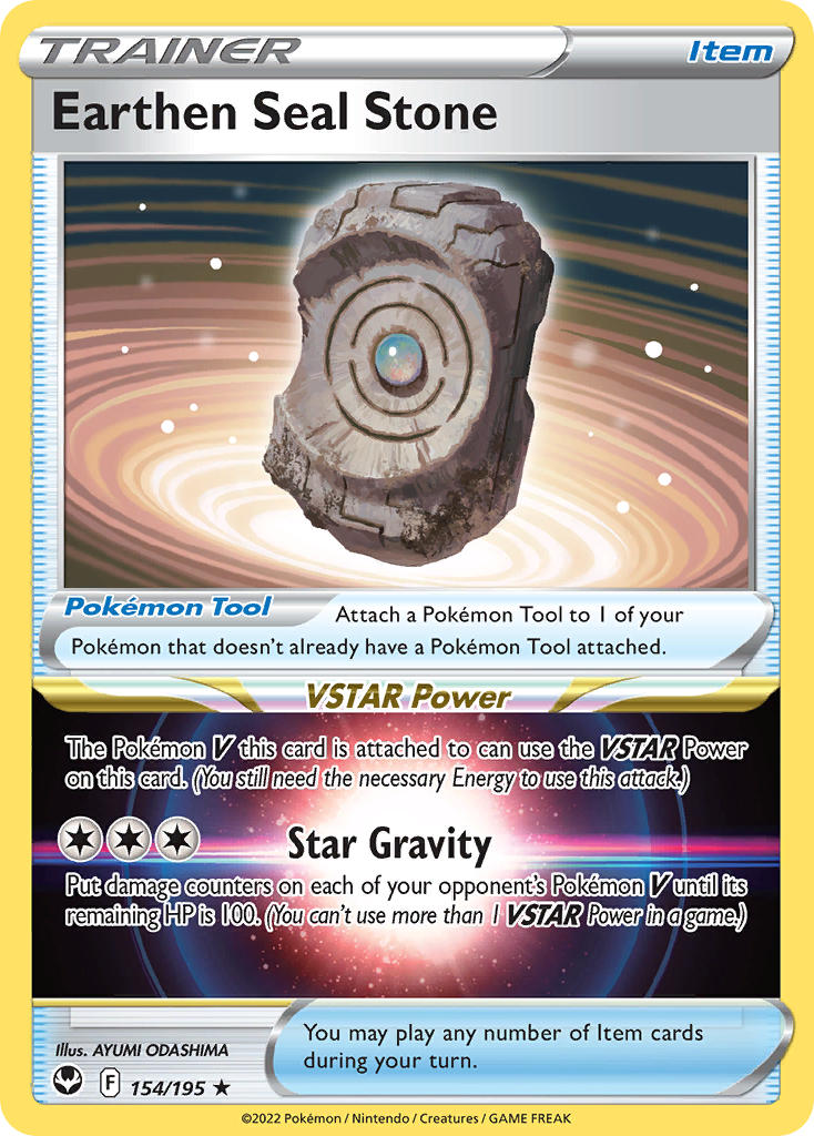 Earthen Seal Stone | Silver Tempest 154/195