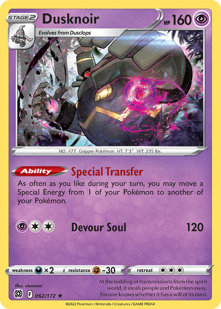 Dusknoir | Brilliant Stars 062/172