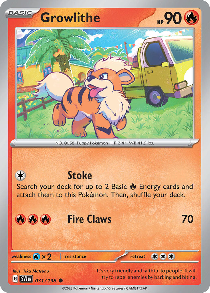 Growlithe | Scarlet & Violet Base Set 031/198