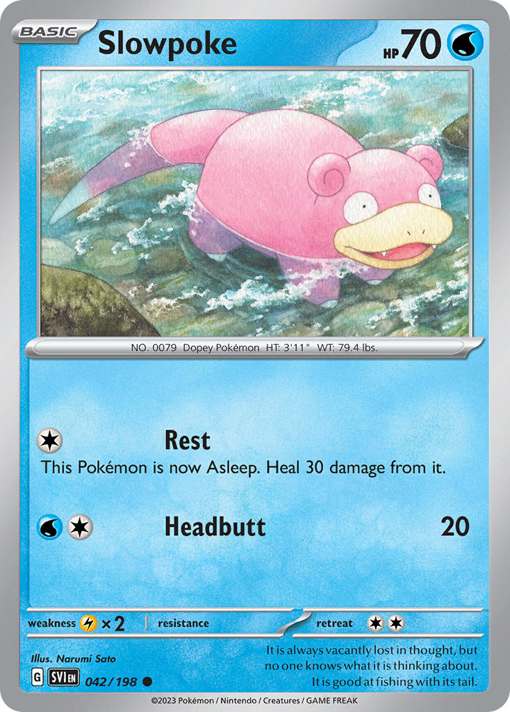 Slowpoke | Scarlet & Violet Base Set 042/198