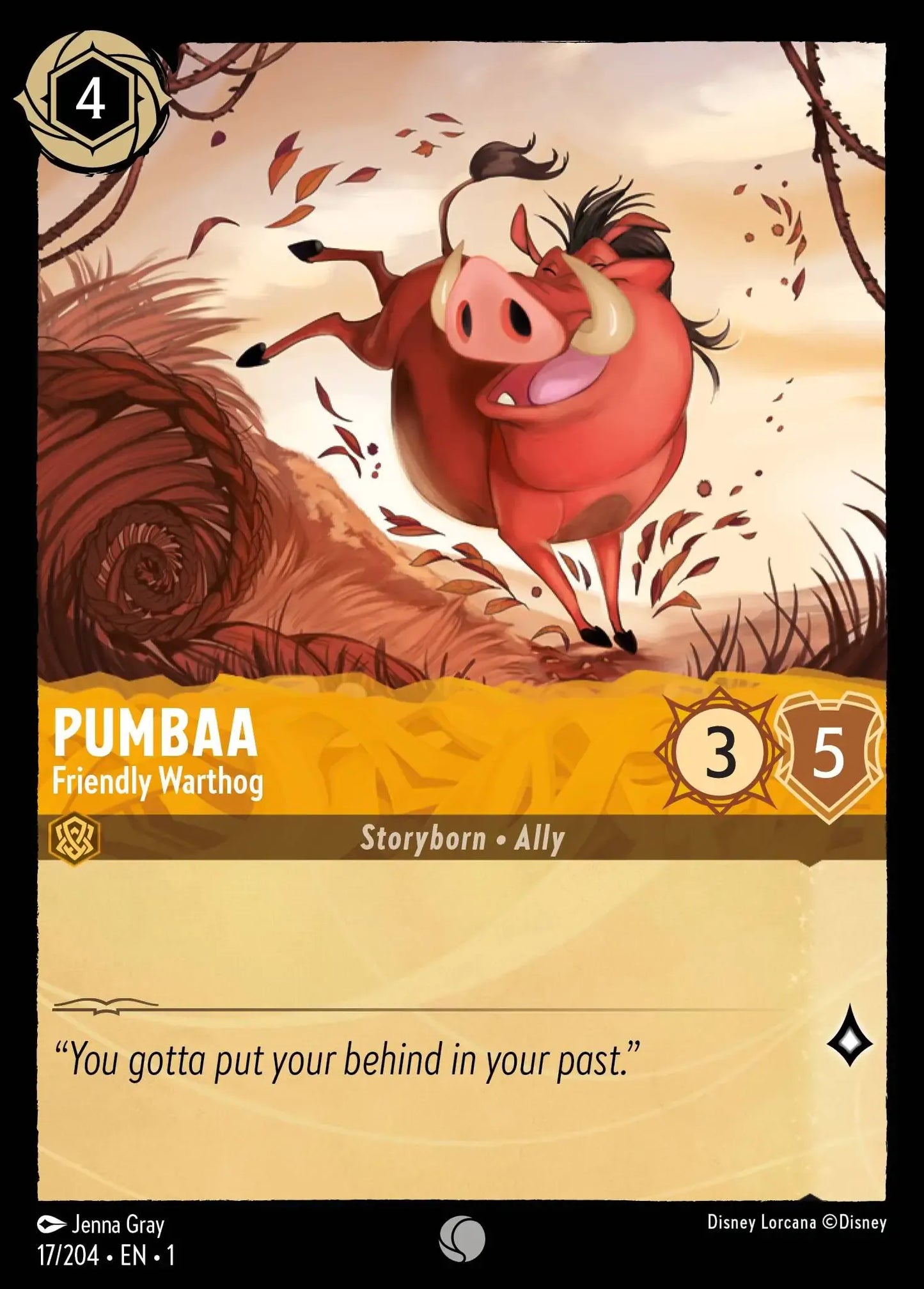 Pumbaa - Friendly Warthog 17/204