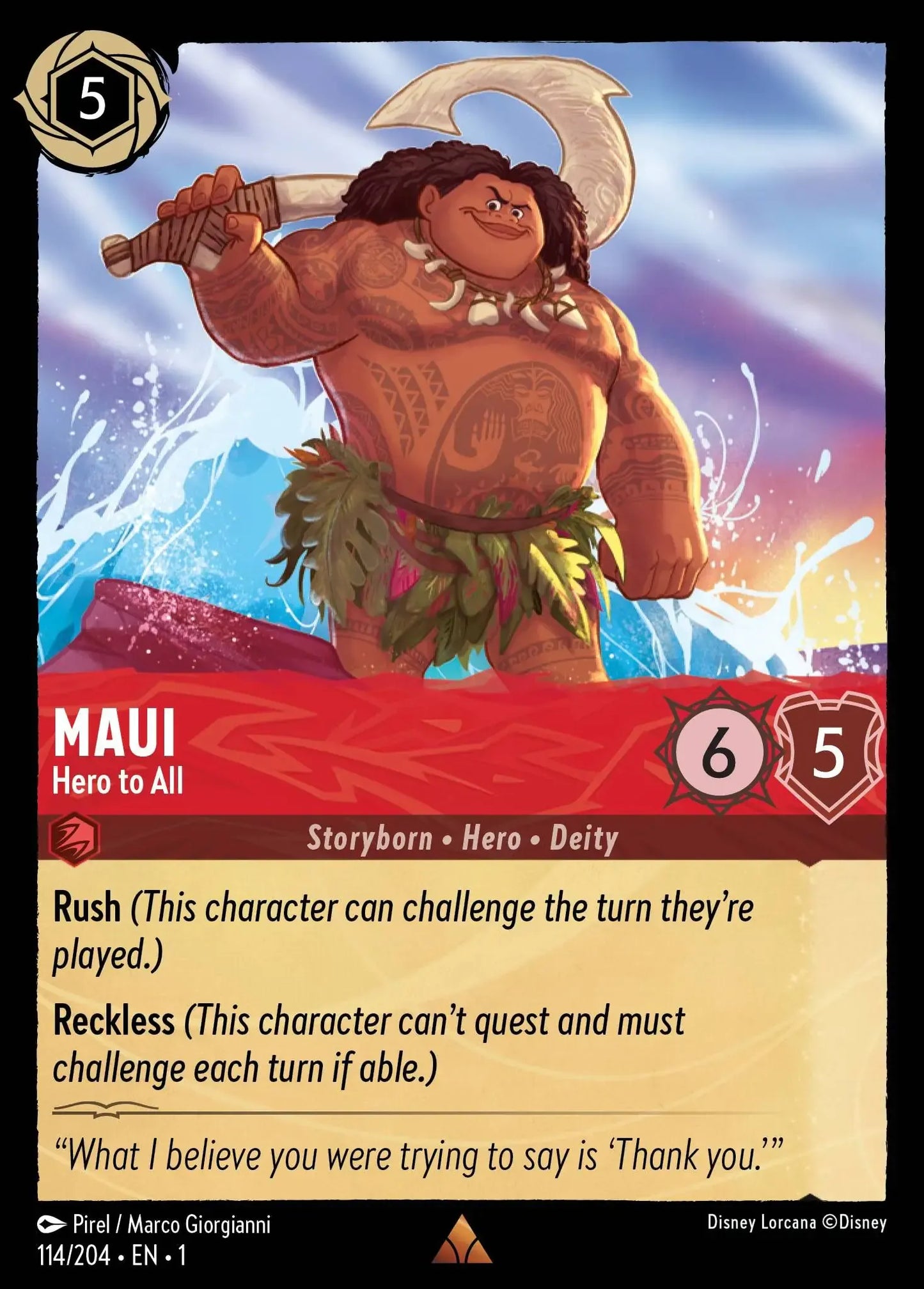 Maui - Hero to All 114/204