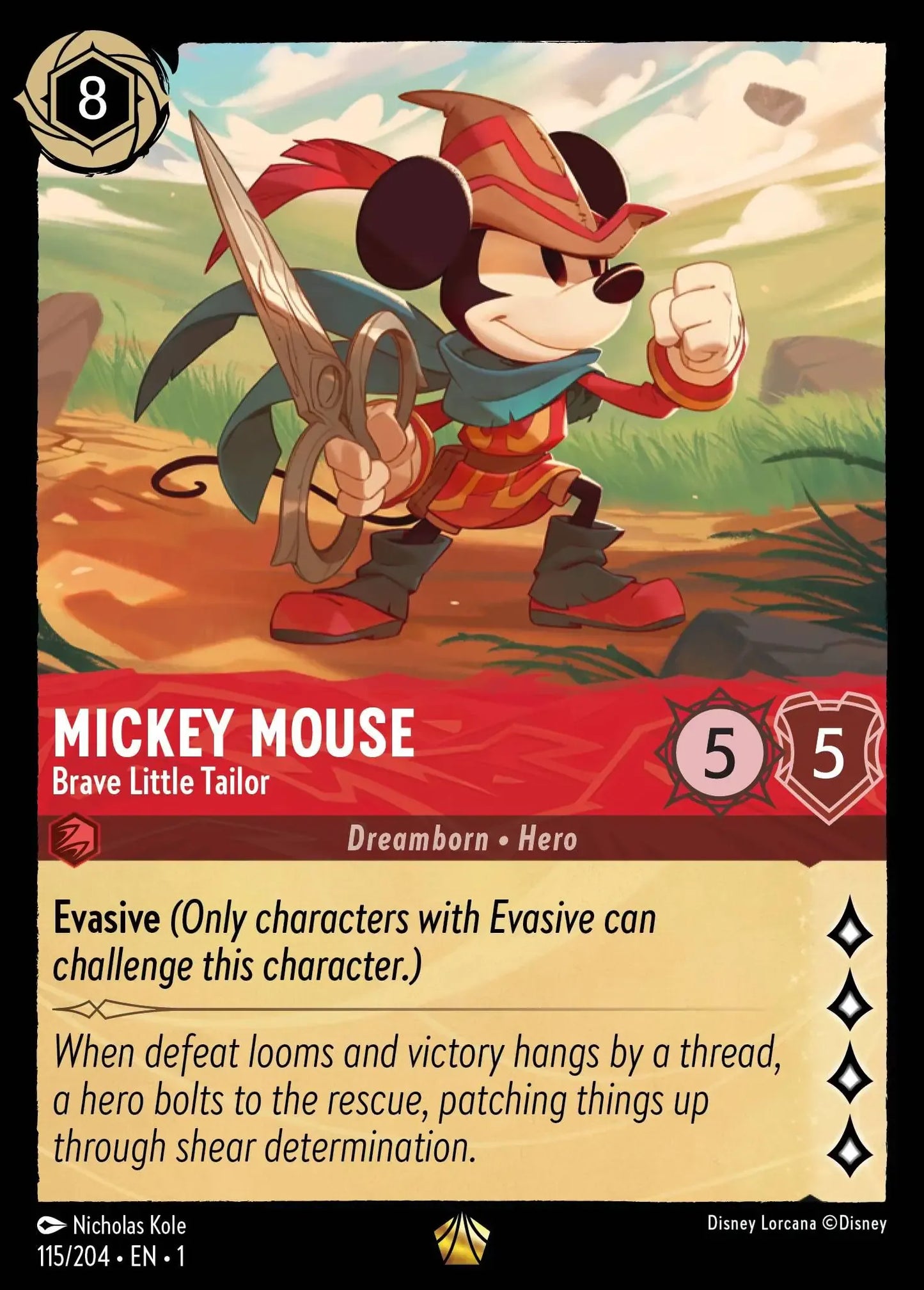 Mickey Mouse - Brave Little Tailor 115/204