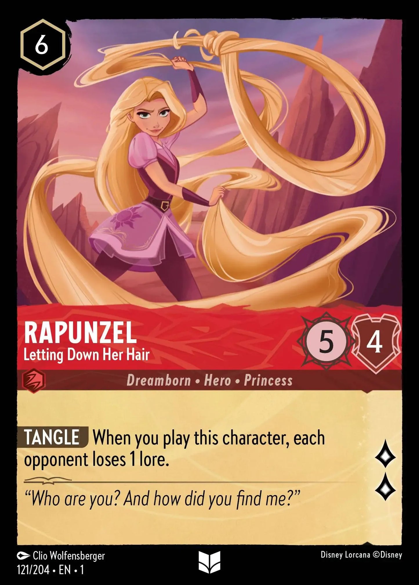 Rapunzel - Letting Down Her Hair 121/204