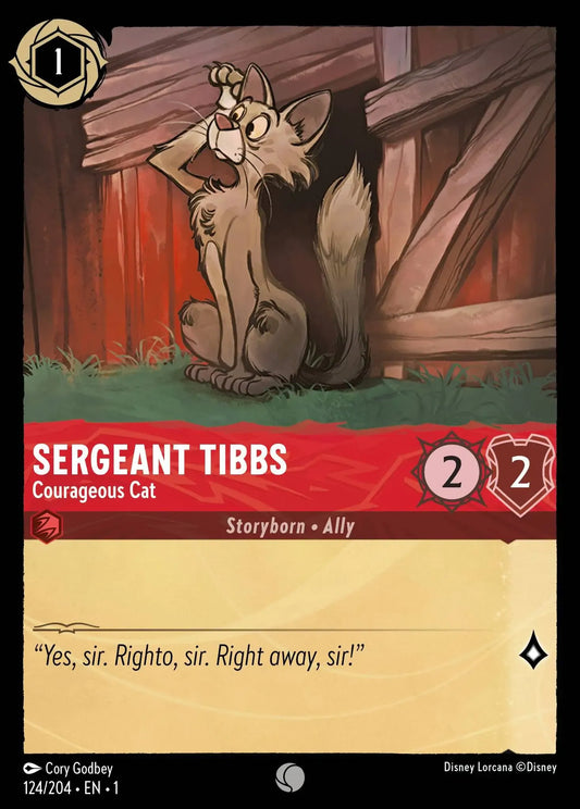 Sergeant Tibbs - Courageous Cat 124/204
