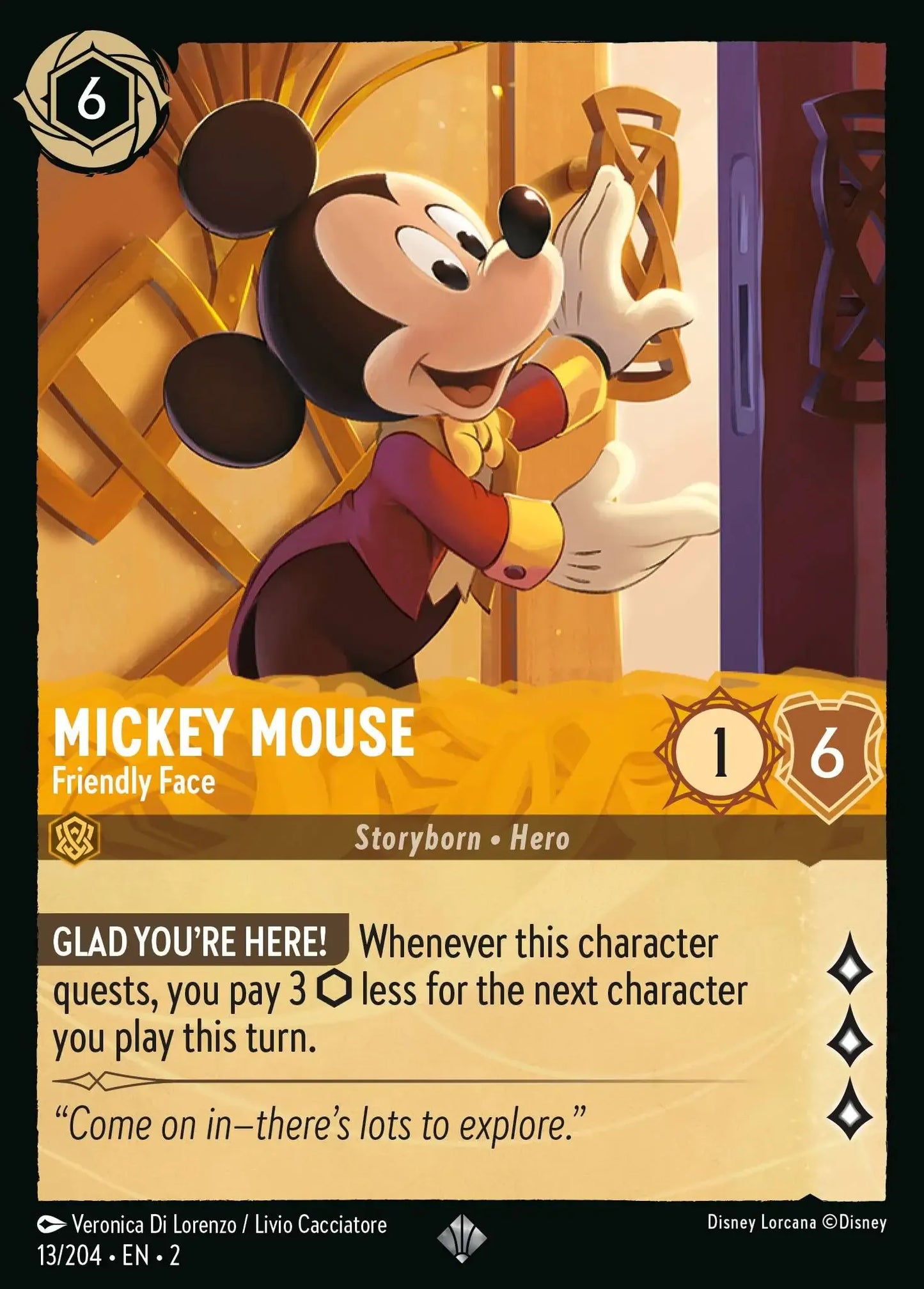 Mickey Mouse - Friendly Face 013/204