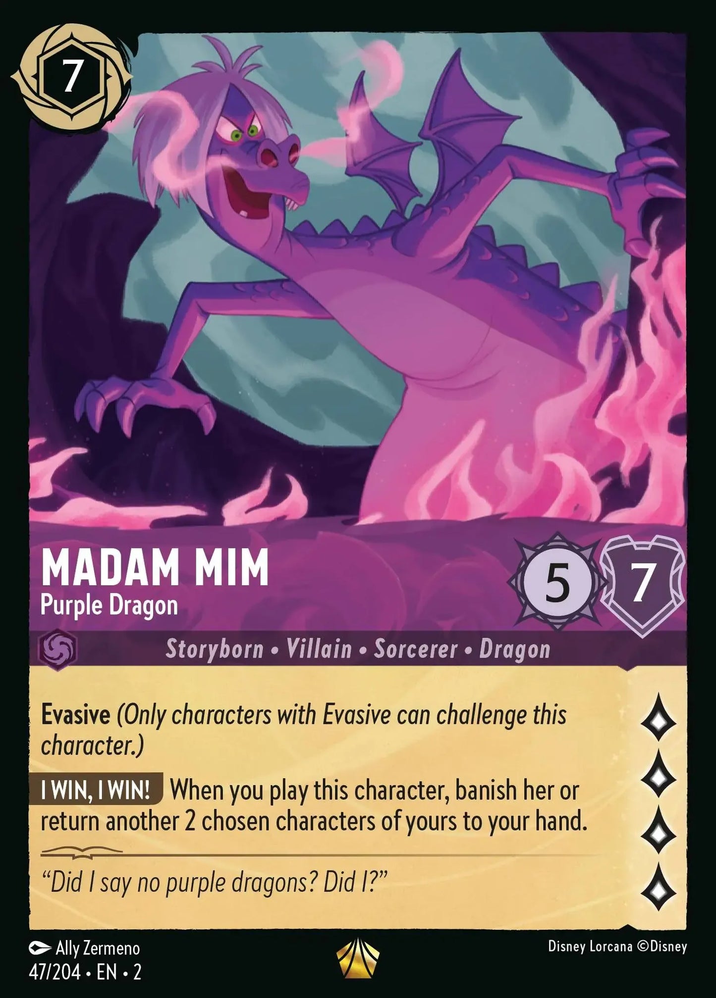 Madam Mim - Purple Dragon 047/204