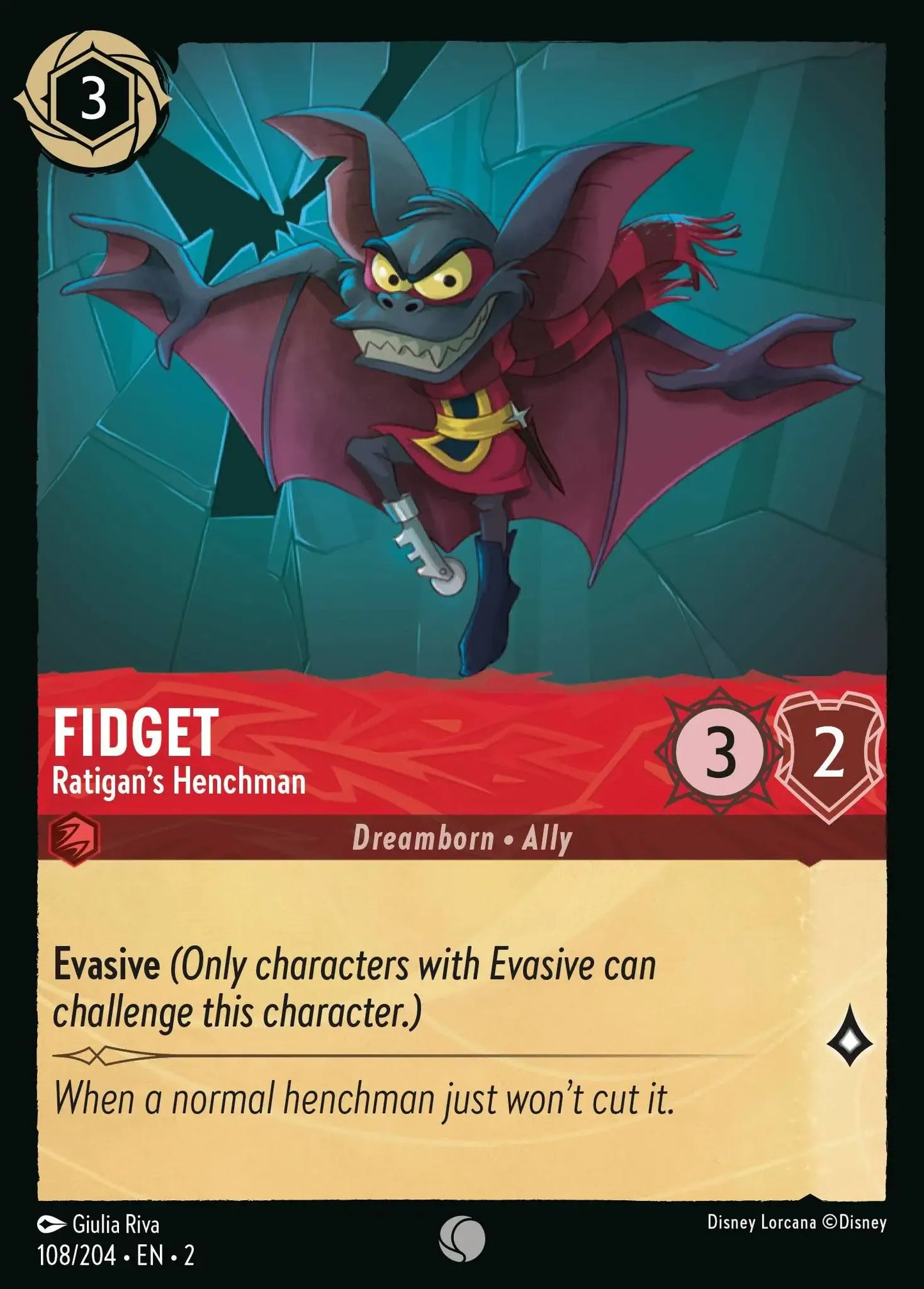 Fidget - Ratigan's Henchman 108/204