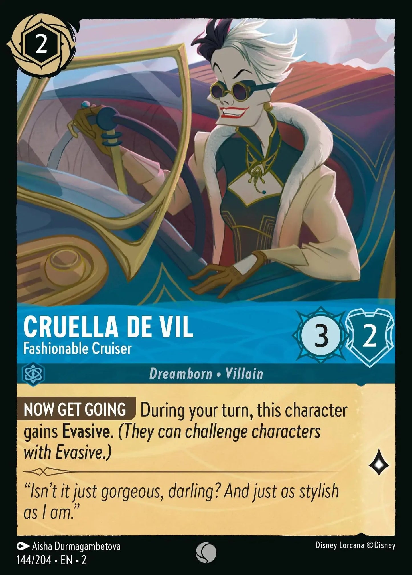 Cruella De Vil - Fashionable Cruiser 144/204