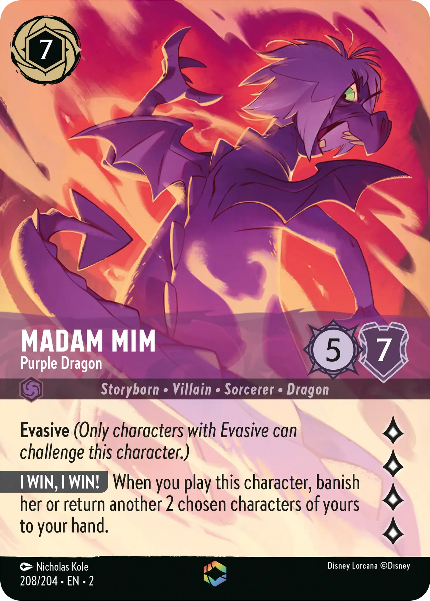 Madam Mim - Purple Dragon 208/204