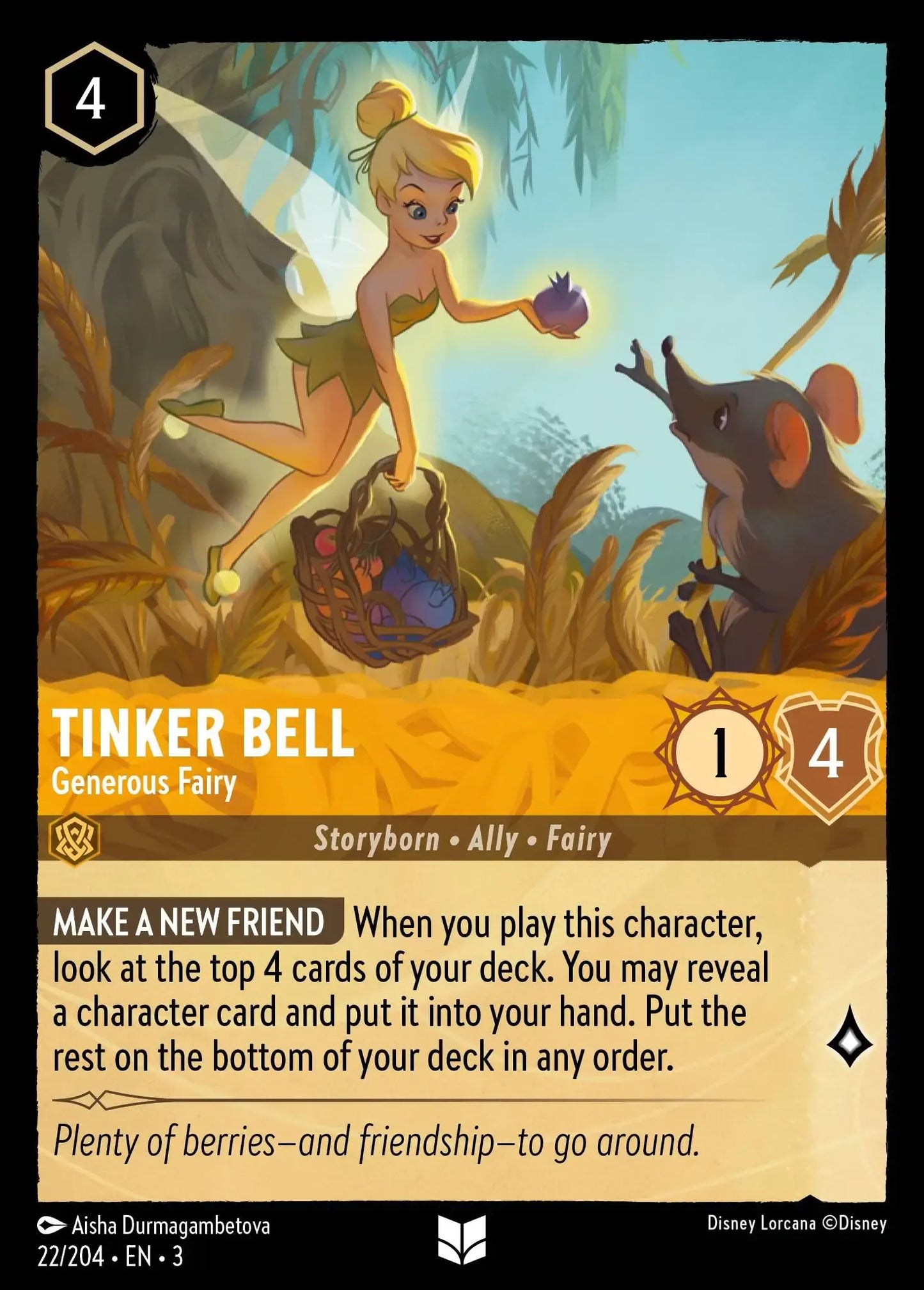 Tinker Bell - Generous Fairy 022/204