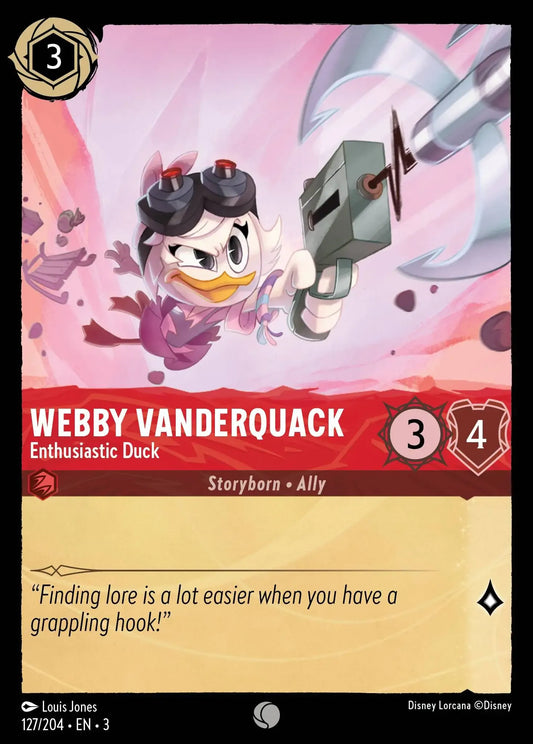 Webby Vanderquack - Enthusiastic Duck 127/204