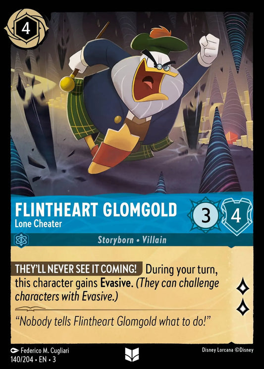 Flintheart Glomgold - Lone Cheater 140/204