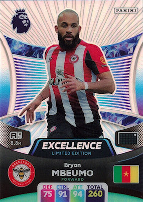 Bryan Mbuemo (Brentford - Excellence) - Adrenalyn XL 2024