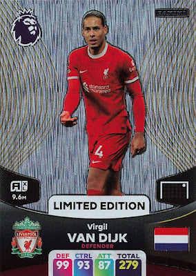 Virgil Van Dijk (Liverpool - Limited Edition) - Adrenalyn XL 2024