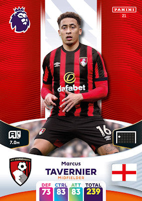 Tavernier (AFC Bournemouth - Midfielder) - Adrenalyn XL 2024