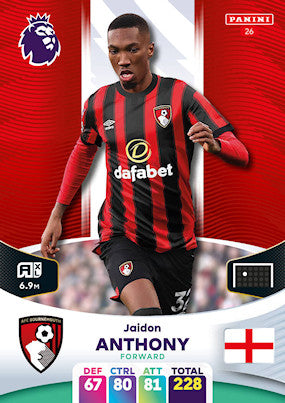 Anthony (AFC Bournemouth - Forward) - Adrenalyn XL 2024