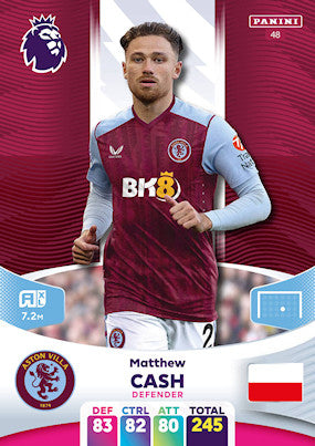 Cash (Aston Villa - Defender) - Adrenalyn XL 2024