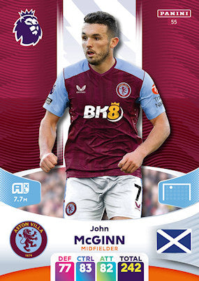McGinn (Aston Villa - Midfielder) - Adrenalyn XL 2024