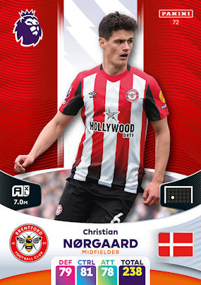 Norgaard (Brentford - Midfielder) - Adrenalyn XL 2024