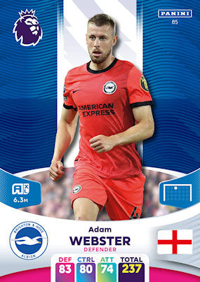 Webster (Brighton & Hove Albion - Defender) - Adrenalyn XL 2024