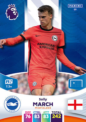 March (Brighton & Hove Albion - Midfielder) - Adrenalyn XL 2024