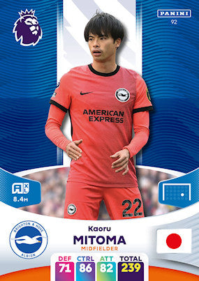Mitoma (Brighton & Hove Albion - Midfielder) - Adrenalyn XL 2024