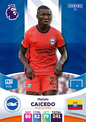 Caicedo (Brighton & Hove Albion - Midfielder) - Adrenalyn XL 2024