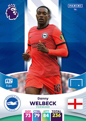 Welbeck (Brighton & Hove Albion - Forward) - Adrenalyn XL 2024