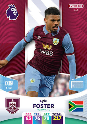 Foster (Burnley - Forward) - Adrenalyn XL 2024