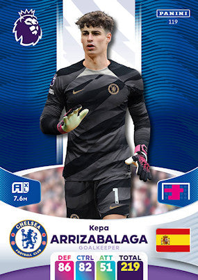 Arrizabalaga (Chelsea - Goalkeeper) - Adrenalyn XL 2024
