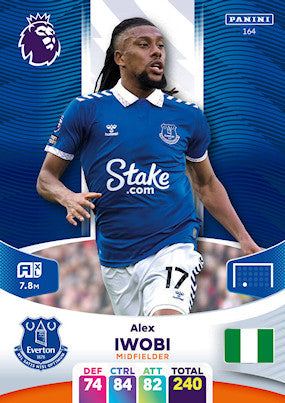 Iwobi (Everton - Midfielder) - Adrenalyn XL 2024