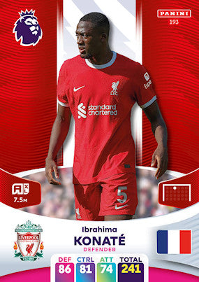 Konate (Liverpool - Defender) - Adrenalyn XL 2024