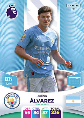 Alvarez (Manchester City - Forward) - Adrenalyn XL 2024