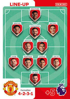 Line-Up Card (Manchester United - Uncommon) - Adrenalyn XL 2024