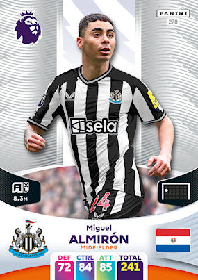 Almiron (Newcastle United - Midfielder) - Adrenalyn XL 2024
