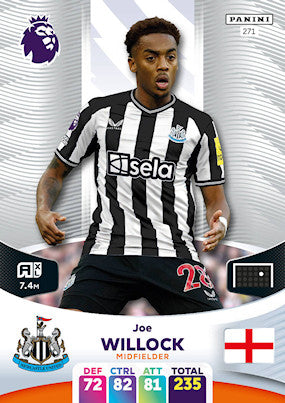 Willock (Newcastle United - Midfielder) - Adrenalyn XL 2024
