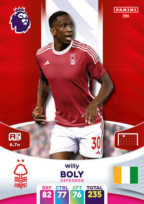 Boly (Nottingham Forest - Defender) - Adrenalyn XL 2024