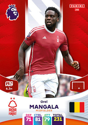 Mangala (Nottingham Forest - Midfielder) - Adrenalyn XL 2024