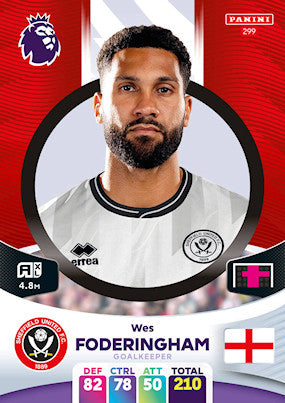 Foderingham (Sheffield United - Goalkeeper) - Adrenalyn XL 2024