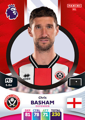 Basham (Sheffield United - Defender) - Adrenalyn XL 2024