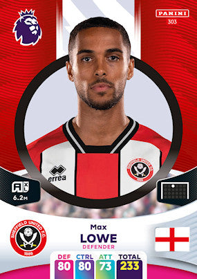 Lowe (Sheffield United - Defender) - Adrenalyn XL 2024
