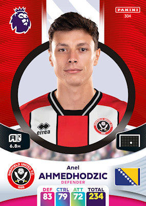 Ahmedhodzic (Sheffield United - Defender) - Adrenalyn XL 2024