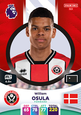 Osula (Sheffield United - Forward) - Adrenalyn XL 2024