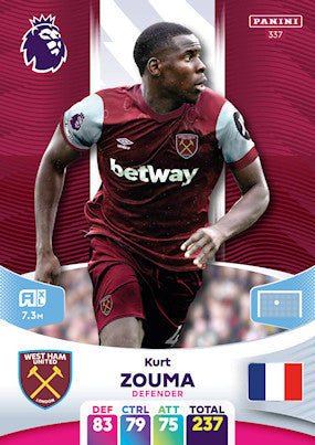 Zouma (West Ham United - Defender) - Adrenalyn XL 2024