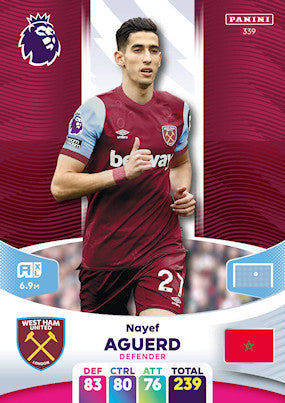 Aguerd (West Ham United - Defender) - Adrenalyn XL 2024