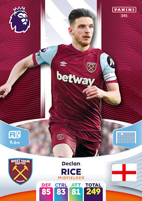 Rice (West Ham United - Midfielder) - Adrenalyn XL 2024